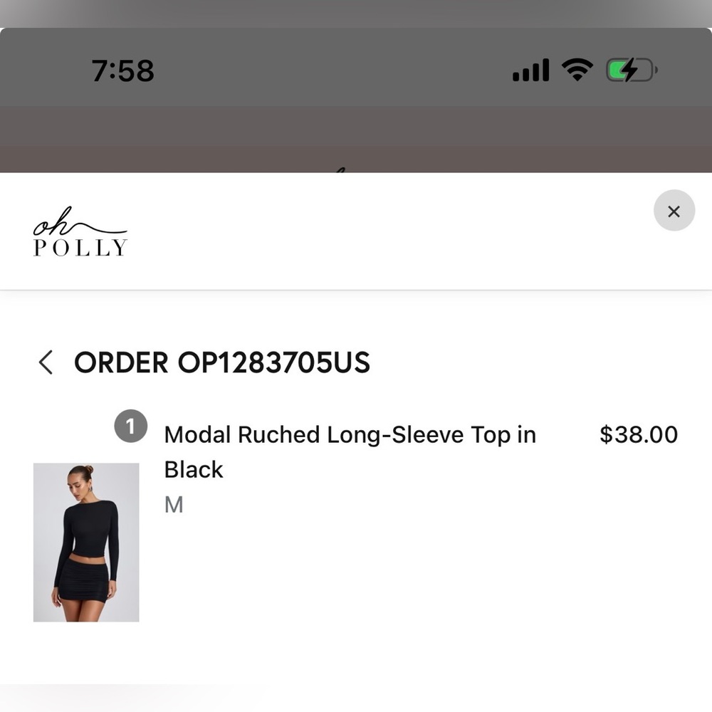 Oh Polly Ruched Medium Top - Picture 3 of 3